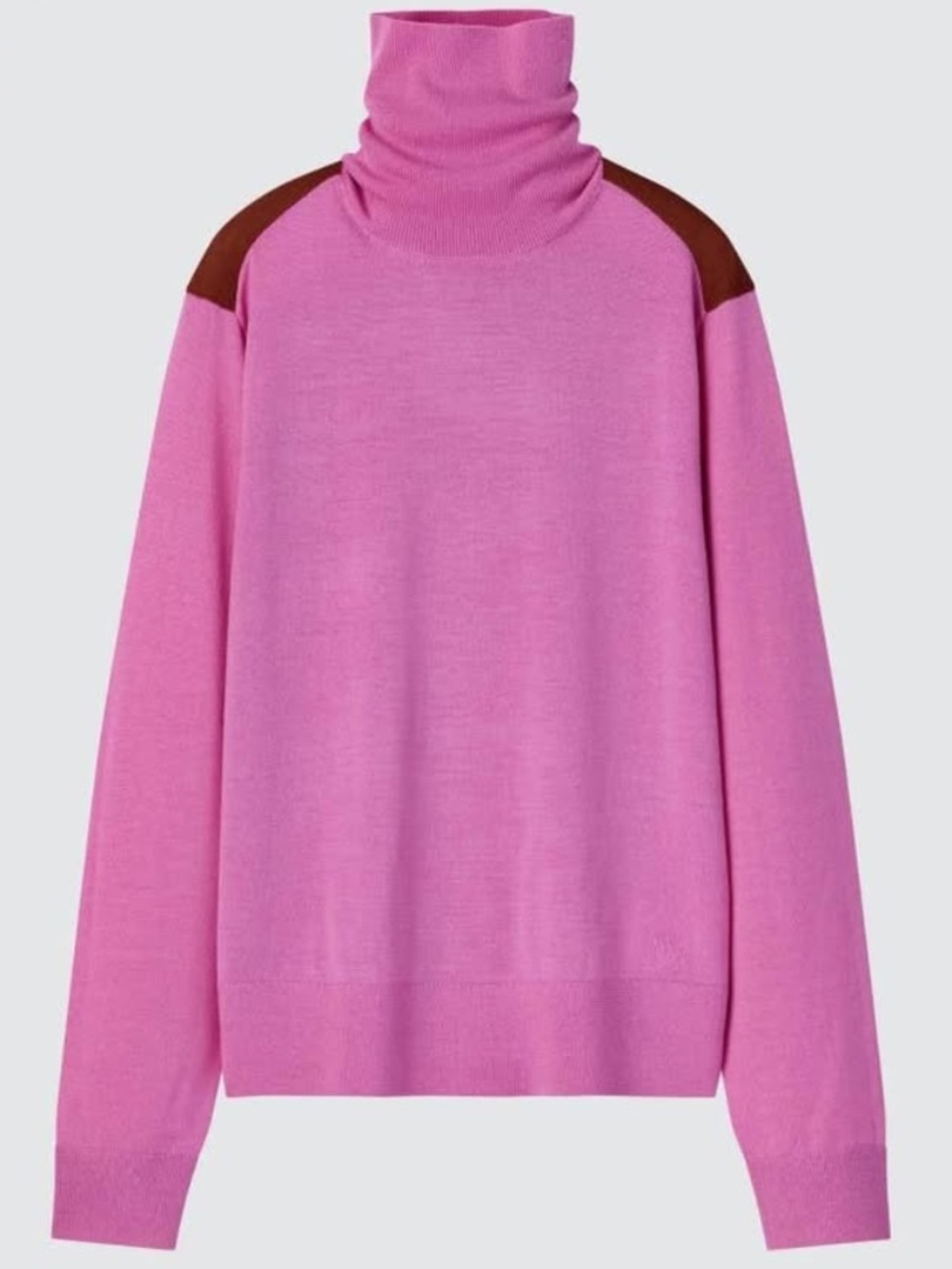 JW Anderson Men's Pink and Burgundy Jumper